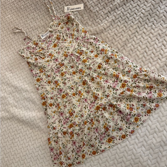 No Boundaries Dresses & Skirts - Women’s Floral Sundress w/adjustable Spaghetti Straps, Size M, BNWT